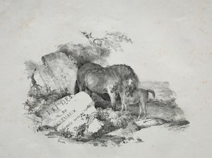 La jument et son poulain - Theodore Gericault