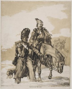 La Retraite de Russie, vers 1818 - Theodore Gericault