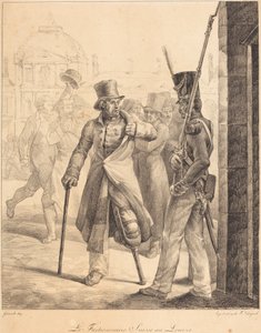 Le factionnaire Suisse au Louvre - Theodore Gericault