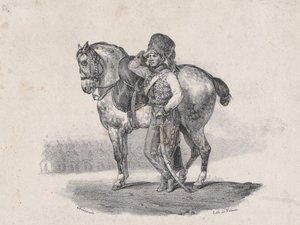 La trompette des hussards, 1823 - Theodore Gericault