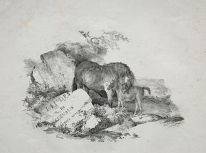 La jument et son poulain - Theodore Gericault