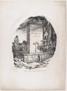 Abreuvoir, page de titre de « Études de chevaux » (Études de Chevaux) - Theodore Gericault