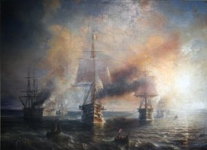 Français :  La flotte française se rendant de Cherbourg à Brest, 1858 La flotte française se rendant de Cherbourg à Brest, 1858
