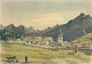 Rue Lincoln, Sitka, 1887 - Theodore J. Richardson