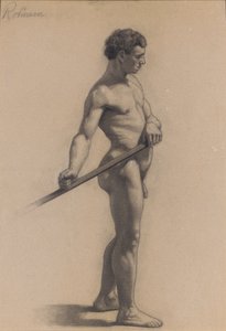 Étude de la figure masculine, 1875 - Theodore Robinson