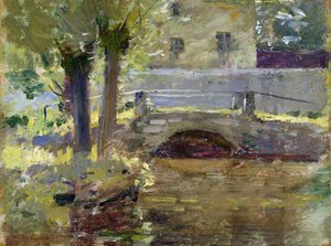 Le Pont à Giverny - Theodore Robinson