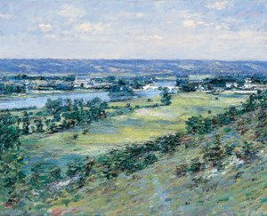 La Vallée de la Seine, des collines de Giverny, 1892 - Theodore Robinson
