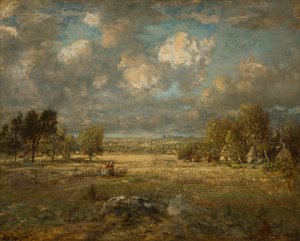 Campagne en Picardie, 1860 - Theodore Rousseau