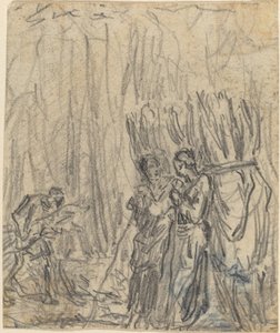 Les glaneuses - Theodore Rousseau