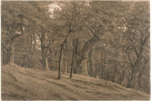 Dans la forêt de Fontainbleau - Theodore Rousseau