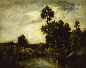 Paysage, vers 1850
