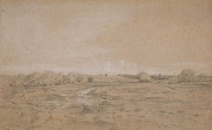 Paysage avec étang (Berri) - Theodore Rousseau