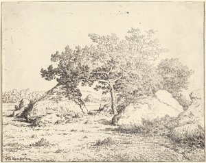 Le Cerisier de la Plante à Biau - Theodore Rousseau