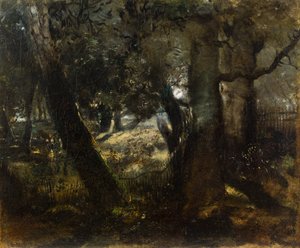 Faisanderie dans la forêt de Compiègne - Theodore Rousseau