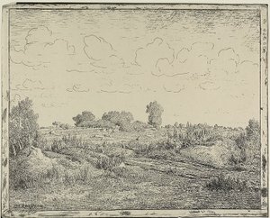 Plaine à Plante à Biau - Theodore Rousseau
