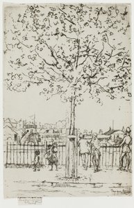 Chelsea Embankment, juin, 17h, 1889 - Theodore Roussel