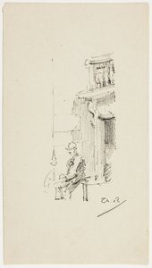 Figure et porte - Theodore Roussel