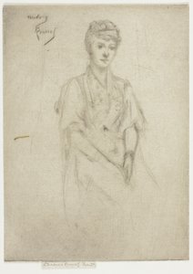 Portrait de Mme Cyprian Williams en costume de fantaisie