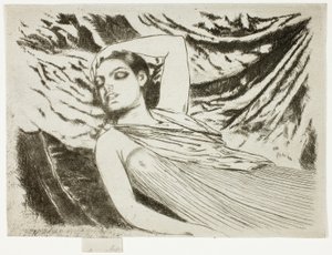 Le Modèle endormi ou Le Dormeur - Theodore Roussel
