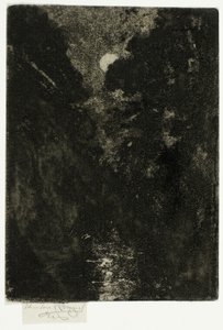 Arbres au clair de lune
