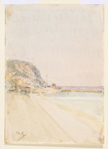 Vue de East Cliff, Hastings, avant 1900 - Theodore Roussel