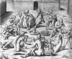 Repas anthropophage : Cannibales d