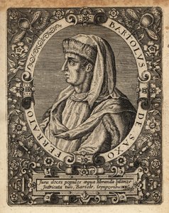 Bartolus de Saxoferrato, professeur de droit italien - Theodore de Bry