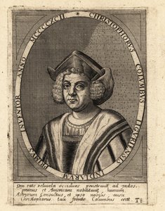 Christophe Colomb, explorateur et colonisateur italien - Theodore de Bry