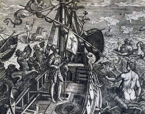 Christophe Colomb découvrant les Indes - Theodore de Bry