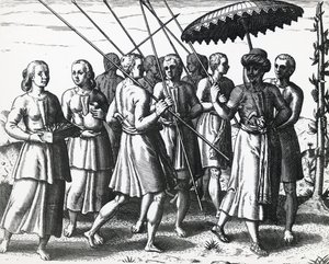 Habitants de Sumatra, par Theodor de Bry, gravure - Theodore de Bry