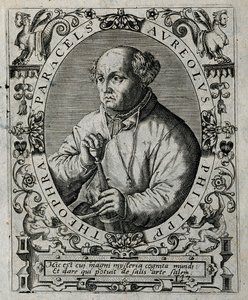 Philippus Theophrastus Aureolus Bombastus von Hohenheim Paracelsus, 1645 - Theodore de Bry