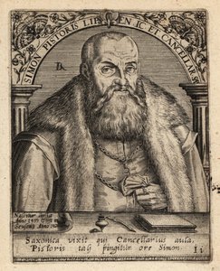 Simon Pistoris le Jeune, juriste allemand - Theodore de Bry