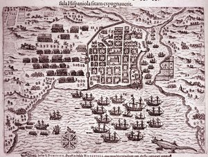 La flotte de Francis Drake occupe l