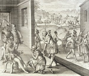 La Capture espagnole du Fort Caroline, 1565, de 