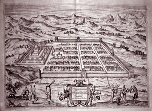 Vue de la ville inca de Cuzco, Pérou - Theodore de Bry