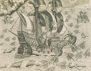 Poisson ailé des mers des Indes, illustration de l
