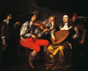 Le concert, par Theodor van Thulden, vers 1650 - Theodore van Thulden