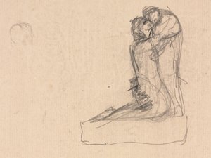 Esquisse de deux figures s