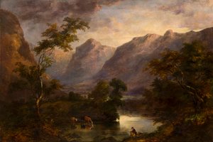 Vue de Langdale - Theophil Lindsey Aspland