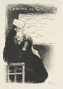 Femme de chagrin - Théophile Alexandre Steinlen