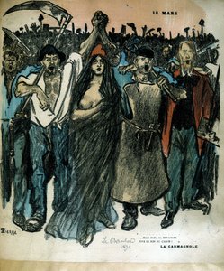 La Carmagnole - dans "Le Chambard" (allégorie de la République) - Théophile Alexandre Steinlen