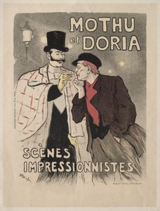 Mothu et Doria - Scènes impressionistes - Théophile Alexandre Steinlen