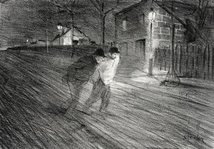 Rue Caulaincourt - Théophile Alexandre Steinlen