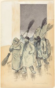 Balayeuses - Théophile Alexandre Steinlen