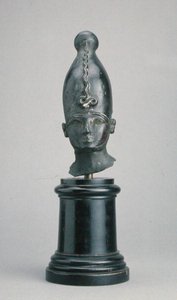 Tête du dieu Osiris (bronze)