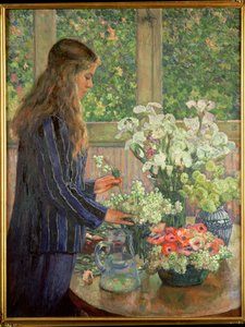 Fleurs de jardin - Théo van Rysselberghe
