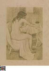 Faire ses toilettes - Théo van Rysselberghe