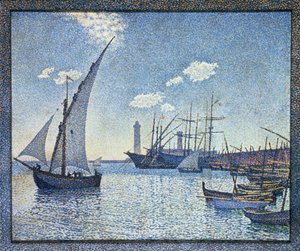 Port de Cette, Les Tartanes, 1892 - Théo van Rysselberghe