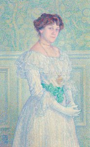 Portrait de Laure Flé, 1898 - Théo van Rysselberghe