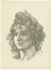 Portrait de jeune femme - Théo van Rysselberghe